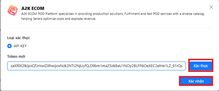 Hướng dẫn cấu hình fulfillment A2K Ecom trên TikCRM